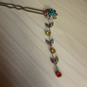 Multicolor Floral Hairpin